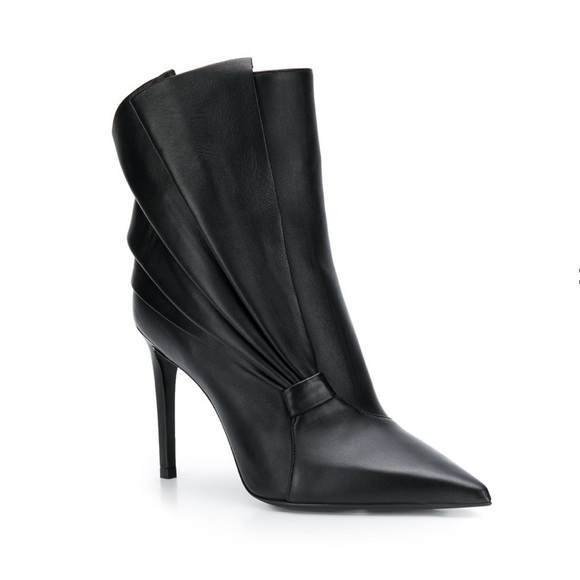 Balmain Pleated Fan Booties - Picture 2 of 14